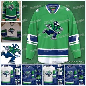 MitNess Johnny Canuck AHL 2021 Хоккейная майка на заказ Мужчины Женщины Молодежь Любое имя Любой номер Вышитая вышивка