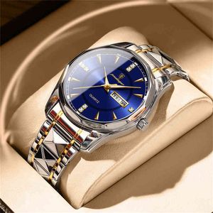 Nowy klasyczny zielony tarcza luksusowe mężczyzn nie automatyczne zegarek stalowy wodoodporny kwarc zegarek JX-980