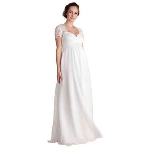 Maternity Lace Wedding Dress Sexy Photo Fancy Pregnancy Photography Summer Maxi Gown Pregnant Women Shooting Props Clothes New G220309