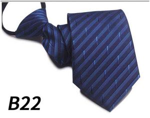 Męskie krawat zip krawat moda 8cm krawat zamek błyskawiczny kolorowe paski leniwe krawat
