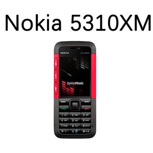 Оригинальный отремонтированный Nokia 5310XM Студент Старый мобильный телефон Прямой кнопку 2G Мобильный телефон