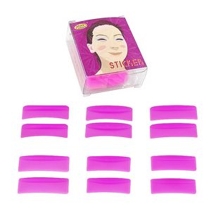 6pairs Pink Eyelash Perm Silicone Pad Recycling Lashes Rods Shield Lyft 3D Eyelash Curler Makeup Accessories Applicator Tool