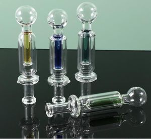Glass Nector Collector Inner Color Stem Spoon Pipes Novely Rökning AccessRioes Oil Burner Pipe For Rig Hookahs Water Bong