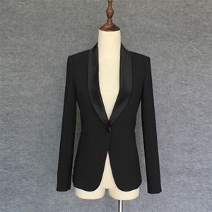 Giacca Blazer Blazer Designer di alta qualità Blazer da donna a bottone singolo Collar Blazer esterna 220402