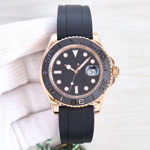 Erkek İzle Otomatik Mekanik Saatler Business Hollwatches Seramik Kılıf Paslanmaz Çelik Kayış Safir Montre De Luxe 40mm