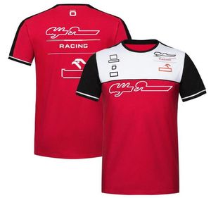 Herrt-shirts F1 Formel 1 Lapel T-shirt Summer Team Polo Uniform Samma anpassad 3UW8
