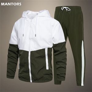 Men's Tracksuits Spring Summer Men Men Tracksuit Casual Conjunto masculino Jacketspantes de roupas esportivas com capuz de capuz Jackets 2 conjuntos de peças Hip Hop Running Sports Sports 5xl 220826