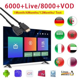 Akıllı TV Avrupa Programı 10000 Canlı VOD Sports M3 U SMARTERS Pro Mag Android Xxx XXX Fransızca Arap İngiltere Kanada İtalya Almanya İspanya