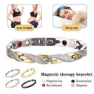 Bangle Color Weight Loss Energy Magnet Bracelet Twisted Magnetic Therapy Sleeping Soothing Health Care JewelryBangle