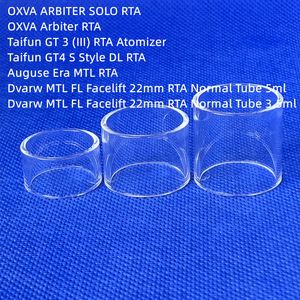 Saco de tubo de vidro normal transparente ARBITER SOLO Taifun GT 3 GT4 S Style DL Auguse Era Dvarw FL Facelift 22mm 5ml 3,5ml