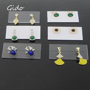Torebki biżuterii Torby modowe akrylowe kolczyki uroków wisior w stylu karty 6pcs/Lotjewelry