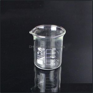 ラボサプライ5pcs セット25ml ml ml ml ml学校実験用装備用のガラスビーカー化学実験ラボ