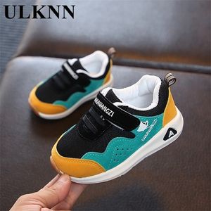 أحذية Ulknn غير الرسمية لأحذية الأطفال الرياضية للأطفال الفتيان الفتيات غير الرسمي شبكية شبكية صغيرة الحذاء طفل صغير الحجم 15-33 LJ201203