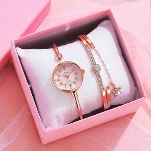 Wristwatches Small Gold Bangle Bracelet Luxury Watches Stainless Steel Retro Ladies Quartz Fashion Casual Women Dress Watch 2022Wristwatches