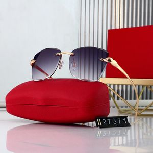 Luksusowe projektant marki okularów przeciwsłonecznych dla mężczyzn i kobiet okulary przeciwsłoneczne UV400 Red Okuwary Moda Goggle Słońce Szklanki Panie Vintage E278U