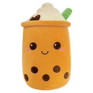 Factory Wholesale 3 Models 25cm New Milk Tea Cup Doll Cute Fruit Milks Tea Plush Toys Children's Gifts