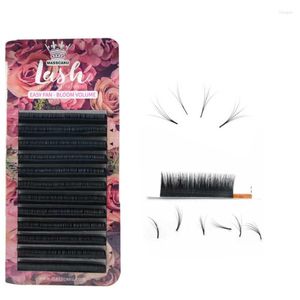 False Eyelashes Autofans Blooming Eyelash Easy Fanning Lashes Autofloracion Mega Fan Russian Volume Make Up CiliaFalse