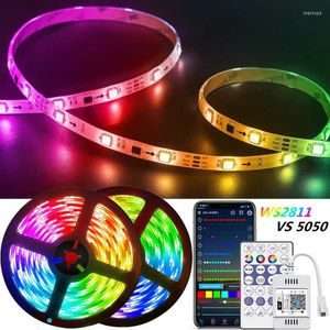 Strips LED Strip Light RGB WS2811 Cloud Ceiling Diode Flexible Tape Smart App Control Rainbow-Like Effect Lamp Gift 20M 30MLED LEDLED