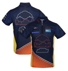 Moto Motorcycle Racing Suit off-road motocyklowa koszula polo zwyczajnie oddychająca szybka top Top Custom Lapel T-shirt