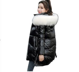 2022パーカー秋の冬女性服ビンテージウォームコート女性女性のダウンコットンジャケットウォーム厚の長いパーカー