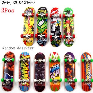 10 Pcs Mini Finger Board Tech Truck Skateboards Alloy Stent Party Favors Gift