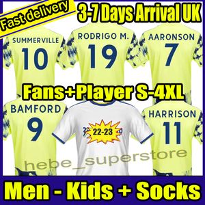 S xl Koszulki piłkarskie Leeds Roberts Harrison Hernandez Rodrigo Costa Bamford Alioski Clarke Football Shirt Unites Minforms Men Kids K