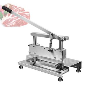Professional Bone Cutting Machine Manual Butcher Spare Ribs Pig Trotter Lamb Chop Bone Cutter