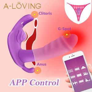 Bluetooth Kadın Vibratörleri Kadınlar Uygulama Uzak Uzun Mesafe Kontrolü G Spot Klitoris Uyarısı Vajina Dilin Seksi Oyuncaklar