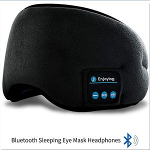 Travel Rest Aid Eye Mask Sleeping Eye Cover Padded Soft Blindfold Eyepatch Bluetooth Music Relax Beauty Tools278Y
