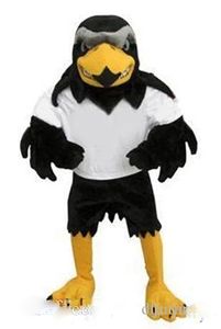 Alta Qualidade Deluxe Plush Falcon Mascot Traje Adulto Tamanho Eagle Mascotte Mascota Carnaval Festa Castum Cosply