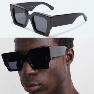 Designer-Herren-Sonnenbrille OERI003, super dicker quadratischer Rahmen, breite Bügel, klassische Platte, schwarze Herren-Sonnenbrille 51-20-145, lässig, wild, mit Box, hochwertige Brille