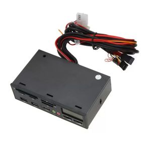 Multi-function Front Panel Card Reader 5.25" USB 3.0 e-SATA All-in-1 PC Media Dashboard I/O Ports