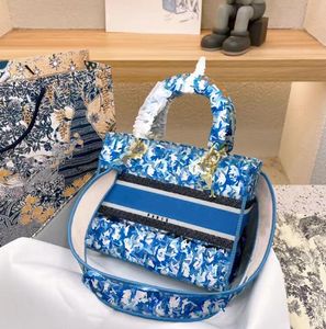 ハンドバッグデザイナートートバッグ最高品質の女性ハンドバッグショルダーバッグファッションクロスキャンバス刺繍夏のショッピングトート