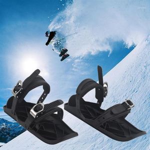Wholesale snowboard sled for sale - Group buy 2020 Outdoor Skiing Mini Sled Snow Board Ski Boots Ski Shoes Combine Skates With Skis g21296C