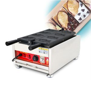 Food Processing Electric Fish Pastry Waffle Machine 4 Pieces Ice Cream Taiyaki Maker Machine