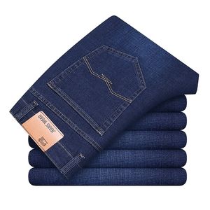 Shan Bao Masculino Classic Business Casual Casual Perna reta Confortável algodão Jeans Spring Jeans Jeans Jeans 210318