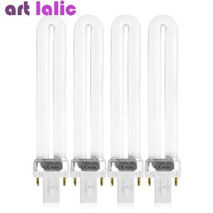 4pcs W UV Lamp Tube Light Art Gel Dryer Replacement Curing Nail Bulbs Salon Tools