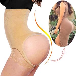 Sexy Butt Lifter Tummy Control Slip Donna Vita sottile Trainer Body Shaper Pantaloni dimagranti Hip Push Up Intimo Fajas Shapewear L220802