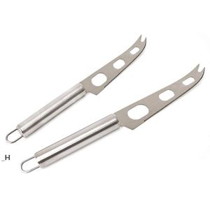 Kitchen Tools 3 Holes Cake Butter Pizza Knives Durable Stainless Steel Cheese Knife Resuable Easy To Clean GCA13304
