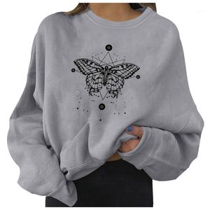 Felpe con cappuccio da donna Felpe per ragazze adolescenti Felpa con cappuccio oversize Harajuku Stampa Felpa a maniche lunghe Camicetta casual Pullover Tessuto streetwear