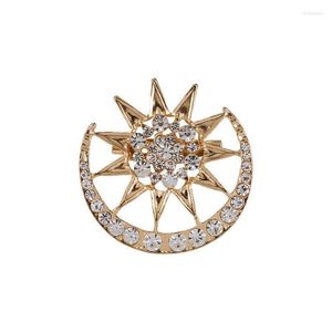 Pinos broches estrela da moda shinestone broche metal cristal camisa de lapela de jóias de jóias para mulheres e homens acessórios para roupas kirk22