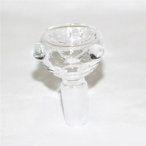 10mm 14mm Male Glass Bowl Pieces Hookah 3 Types Funnel Bowls Joint Downstem Smoking Accessories Glass Bong Dab Oil Rigs