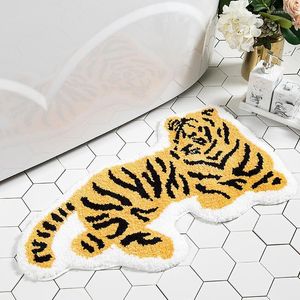 Carpets Cute Cartoon Bath Mats Absorbent Anti-slip Home Floor Rugs Soft Foot Pads Living Room Bathroom Carpet