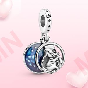 925 Gümüş Charm Fil Tatlı Kolye Orijinal Fit Pandora Bilezik Nacklace Kadın Hediye