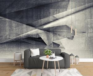 Benutzerdefinierte papier peint Wandbauer 3D Tapetendekorationen Wohnzimmer Schlafzimmer Marmor Hintergrund Wand Dekorative Wandbild