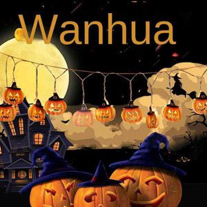 M Lights Halloween Skeleton Pumpkin Ghost Hand LED Light String Home Haunted House Decoration Halloween Scene Props J220708