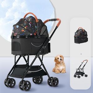 Kinderwagen Autositze großhandel-Hundewagensitzabdeckungen Haustier Cart Trolley Luxus Katzenträger
