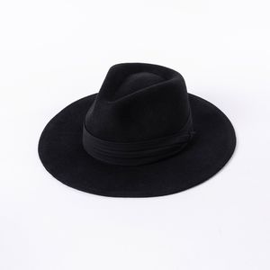 100% Soft Wool Fedora Hat Autumn Winter Fashion Trilby Hats Panama Gentleman Jazz Cap Casual Church Party Hats