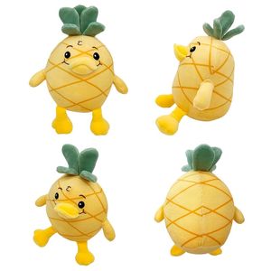 Factory Wholesale 27cm Pineapple Duck Plush Toys Anime Peripheral Dolls Children's Gifts