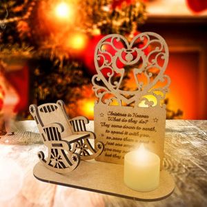 Party Decoration Christmas Rocking Chair Decorations Diy Wood Ornaments Heavenly Angel Poems To Commamorera